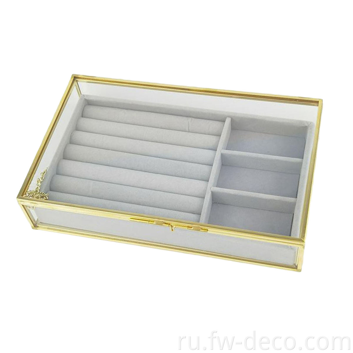 Glass Jewelry Box